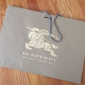 Burberry shopping bag